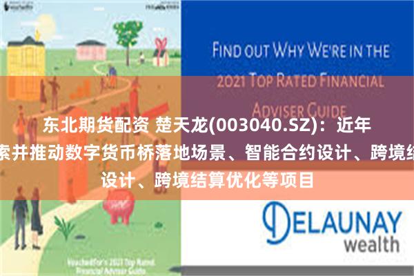 东北期货配资 楚天龙(003040.SZ)：近年来公司积极探索并推动数字货币桥落地场景、智能合约设计、跨境结算优化等项目