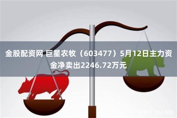 金股配资网 巨星农牧（603477）5月12日主力资金净卖出2246.72万元