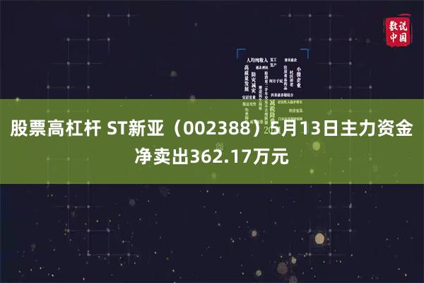 股票高杠杆 ST新亚（002388）5月13日主力资金净卖出362.17万元