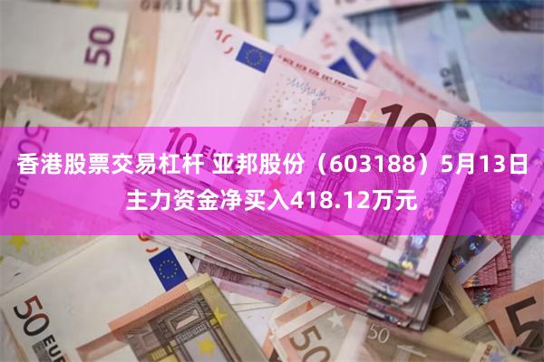 香港股票交易杠杆 亚邦股份（603188）5月13日主力资金净买入418.12万元