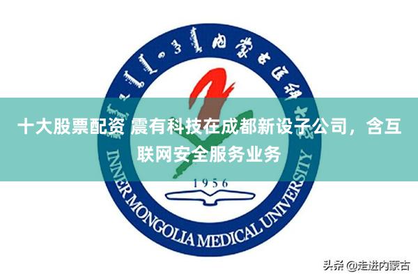 十大股票配资 震有科技在成都新设子公司，含互联网安全服务业务