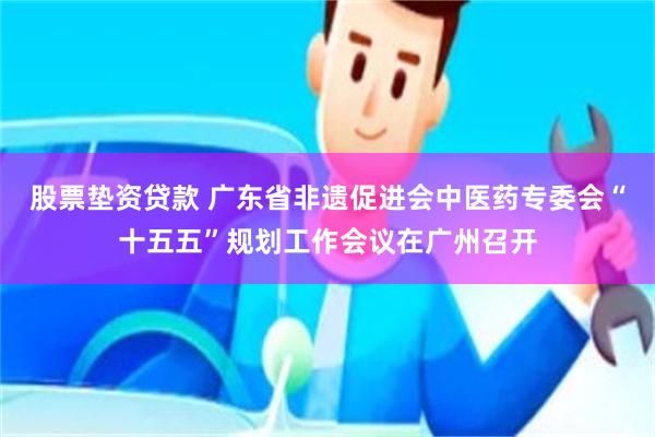 股票垫资贷款 广东省非遗促进会中医药专委会“十五五”规划工作会议在广州召开