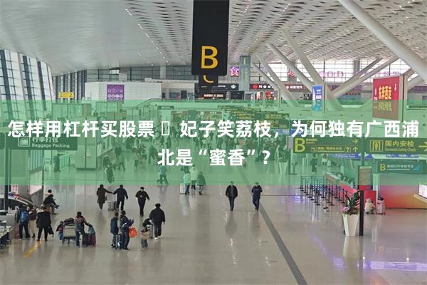 怎样用杠杆买股票 妃子笑荔枝,为何独有广西浦北是“蜜香”?
