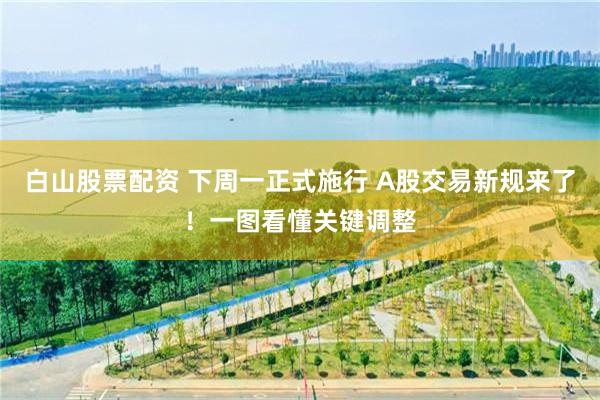 白山股票配资 下周一正式施行 A股交易新规来了！一图看懂关键调整