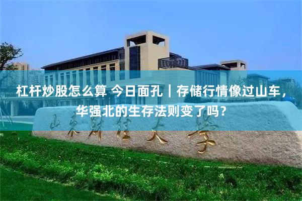 杠杆炒股怎么算 今日面孔｜存储行情像过山车，华强北的生存法则变了吗？