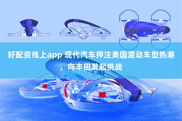好配资线上app 现代汽车押注美国混动车型热潮，向丰田发起挑战