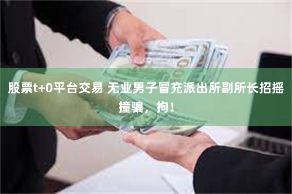 股票t+0平台交易 无业男子冒充派出所副所长招摇撞骗，拘！